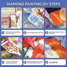 Mushroom Diamond Art Painting Kits For Adults 2 Pack Mushroom Forest Diamond Painting Kit Paint With Diamond Kit For Beginners DIY Full Drill Gem Art Home Wall Decor 12 X 16 Inch,ZSH02 - ZSH02 - 查看 7