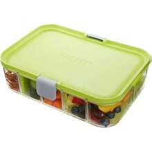 Flex Bento recipiente para almacenar alimentos, Ripe Raspberry, Ripe Raspberry, 1, 1(Lima (Lime Punch)) - Multicolor - Ver 2