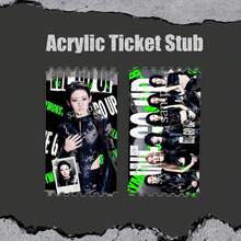 BABY/MONSTER，K-Pop风格，粉丝周边，Ahyeon，Asa，Rora，Chiquita，Ruka，Pharita，亚克力票根，节日/生日礼物，收藏玩具，圣诞礼物，家居装饰，生日礼物。 - 彩色 - 查看 12