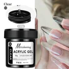 1Jar 150g Poly Gel UV LED Cured Builder Nail Gel Acrylic Crystal Nail Extension Gel For Nails DIY At Home Salon - Multicolor - View 10