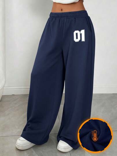 1 st retro casualbyxor för tonårsflickor, mångsidiga för höst/vinter