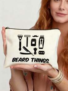 男士洗漱包，黑色拉链旅行洗漱包，送给他的完美礼物，父亲节或男士礼物，生日派对礼物，情人节礼物。 - 彩色 - 查看 2