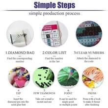 [Free Shipping]Diamond Painting Kits For Adults, 5D Cow And Flower Full Drill Diamond Art, DIY Highland Cow Diamond Art Kit Gem Art For Home Wall Decor 12x16in,A-Suncow - A-sunco - 查看 6