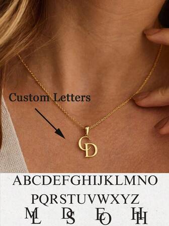 Collar con nombre árabe personalizado, collar con nombre personalizado, collar de acero inoxidable, diseño clásico y sencillo adecuado para uso diario, regalo de cumpleaños único adecuado para él o ella, collar de pareja, accesorio de joyería elegante, adecuado para mujeres y niñas, collar colgante con nombre único, joyería de acero inoxidable, adecuado para fiestas, Día de San Valentín, Ramadán