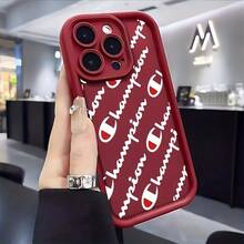 Funda de Teléfono de Lujo C-Champions Compatible con  17 16e 16 15 14 13 12 11 Mini Pro Max Air X XR XSMAX 8 7 Plus, Cubierta Trasera Suave de TPU Anticaídas, Funda para teléfono de TPU,Tema de Anime,Construcción Flexible,Usuarios de ,Regalos - Color 1 - Ver 7