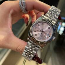 Factory Low Price Wholesale Dropshipping  Oyster Perpetual Datejust 31MM Swiss Quartz Women's Watch Datejust Series Olive Green Watch Wholesale - Diamond Circle Coffee - View 22