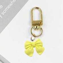 1 件蝴蝶结形包包挂件配饰钥匙扣小礼物，包包饰物 - 彩色 - 查看 5