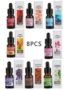 6 件/4 件/1 件 10ml 香薰扩散器精油，适用于香薰石、香薰炉、香薰扩散器、加湿器、圣诞装饰圣诞气氛去除异味增加香气缓解压力情绪帮助睡眠圣诞礼物香薰车用空气清新剂圣诞装饰