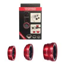 Kit De 3 Lentes Fish Eye Macro Wide para - inicial - Ver 3