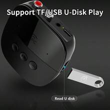 蓝牙5.2音频接收器，带RCA、3.5mm AUX、USB接口，立体声，NFC无线适配器，内置麦克风，兼容车载功放，支持U盘/TF卡 - BR06 - 查看 12