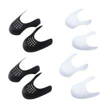 1 Pair/5 Pairs Solid Color Durable Anti-Wrinkle Shoe Trees, Suitable For Casual Shoes, Leather Shoes, Sneakers, Basketball Shoes, Everyday Commute And Sports, Protect Shoes For Men And Women, Spring/Summer/Autumn/Winter - White - View 17