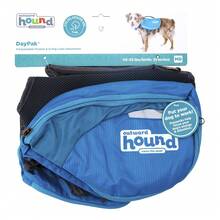 Outward Hound Medium Blue Quick Release Dog Backpack With Mesh & Nylon, All Breeds, Outdoor Use - 藍色 - 查看 3