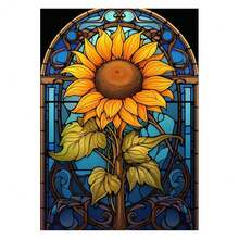 [Free Shipping]OFRKE Diamond Painting Kits For Adults Beginners 5D Diamond Art Kits With Round Diamonds Gem Art Full Drill Sunflower Painting For Home Wall Decor Gifts 12x16inch,A-Yellowb - A-黃b - 查看 1