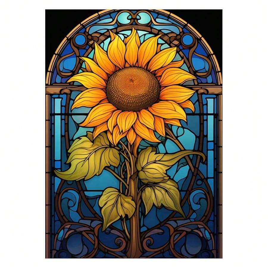 [Free Shipping]OFRKE Diamond Painting Kits For Adults Beginners 5D Diamond Art Kits With Round Diamonds Gem Art Full Drill Sunflower Painting For Home Wall Decor Gifts 12x16inch,A-Yellowb - A-黃b - 查看 1