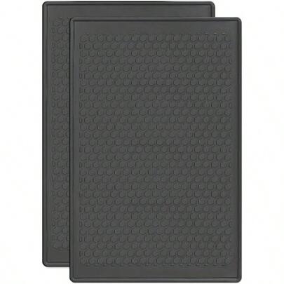 - Almohadilla adhesiva antideslizante para salpicadero de coche, alfombrilla de gel antideslizante para salpicadero, 9x 5.1 pulgadas, para telfonos con detector de, lentes de sol,