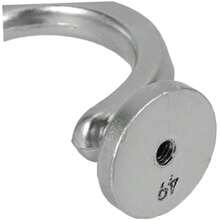 PLAFOPE 2piezas Gancho De Pared De Aleación De Zinc Para Colgar Cortinas y Toallas Ganchos Resistentes Para Sujeta Cortinas De Pared Para Baño y Cocina(4.80X3.80X2.00CM plata) - Multicolor - Ver 10