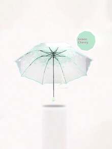 Floral Pattern Transparent Umbrella, Suitable For School, Office, Home, Travel, Back To School Supplies, Umbrella, Suitable For Men And Women, Durable Construction - Multicolor - View 15