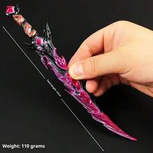 قطعة واحدة من الأسلحة المعدنية الكاملة نموذج لعبة ديكور - هدية عيد الميلاد - هدية عيد الفصح - هدية عيد الحب - هدية - أفضل البائعين الجدد - بائع جديد ساخن - وصول جديد، طول 22 سم