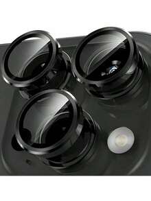 3pcs Ultra-Clear Tempered Glass Camera Lens Protector Film - Compatible With 17, 17 Pro, 17 Pro Max, 17 Air/16, 15 Pro Max, 14 Plus, 13, 12, 11, 15 Pro, 15 Plus, 14 Pro - Perfect Fit, Scratch-Resistant, Durable, Black - Black - View 21