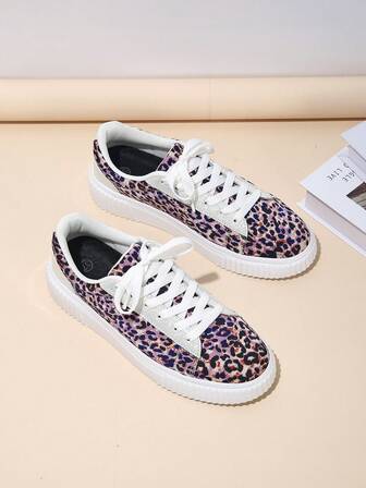 Zapatillas de moda elegantes para mujer - Transpirables, ligeras con cordones, con estampado floral, suela cómoda de EVA para todas las estaciones