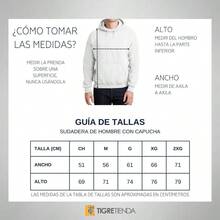 UANL Sudadera con Capucha Hombre Hoodie Papel picado - Blanco + CH - Ver 6