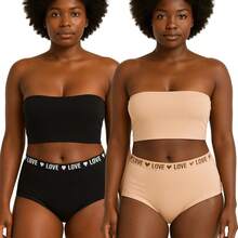 Kit C/3 Calcinha Boxer Algodão Cueca Feminina Shorts Confort - Claras - Visão 3