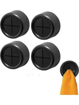 1 st modern minimalistisk kreativ rund handdukskrok självhäftande, skadafri rund handdukshängare för kökshanddukar och disktrasor, handdukskrokar för badrum, kökshanddukar, starkt grepp, lätt att dra av, återanvändbar, skadafri montering, platsbesparande väggorganisatör för små badrum, kompakta kök, tvättstugor, toalett, studentrum, husbil, husbil, kontor, nära diskbänk, bakstänkskydd, perfekt julklapp, present till julklapp, halloween, thanksgiving, jul, heminredning, praktisk present till värdinnan