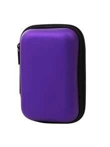 Multi-Functional Data Cable Organizer Bag, Portable Travel Charger Storage Pouch, Waterproof Mini Organizer, Small Digital Accessories Organizer, Zipper Wallet, USB Charger & Earphone Organizer, Portable Travel Charger Storage, Can Store Data Cables, Earphones, Coins, Keys, Chargers - Multicolor - View 15