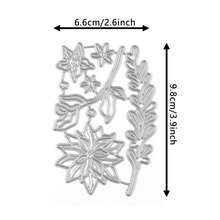 Christmas-Themed Metal Cutting Dies - 1pc Winter Pine Branches & Berries Design For DIY Scrapbooking, Card Making & Paper Crafts, Silvery - Silver - View 11