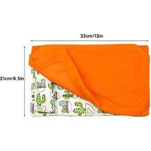 Bearded Dragon Bed Reptile Sleeping Bag With Pillow And Blanket Small Pet Warm Hide Habitat For Hamsters Lizards Bearded Dragon (Orange),29569804 - 珊瑚橙 - 查看 2