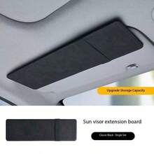 1 pieza Extensión de visera de sol para coche, anti-deslumbramiento, protección UV, ajustable con clip, se adapta a la mayoría de vehículos, accesorio interior de coche - Multicolor - Ver 12