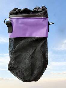 网状衣夹收纳袋，带挂钩，抽绳封口，宽口设计，包含衣夹、木制衣夹和帆布衣夹收纳袋。 - 彩色 - 查看 18