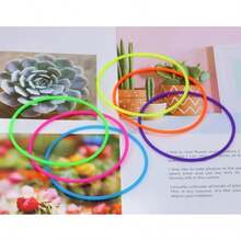 Silicone Jelly Hair Tie Bracelet 30Pcs Adult Size Retro Solid Neon 80s Style Costume Wrist Band Elastics For Men Women Party Favors 30 - 30 - 查看 3