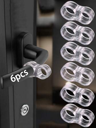 透明门把手缓冲垫，硅胶防撞门把手缓冲圈，家用客厅浴室门挡缓冲圈