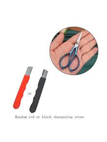 Tijeras pequeñas hechas a mano de 11,2 cm, tijeras de corte de papel vintage DIY, tijeras de costura de punto de cruz, tijeras delicadas para manualidades con afilador, ideales para trabajos manuales y costura - Multicolor - Ver 14
