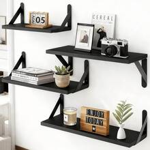 YC-HOGAR Wall Shelves - Black - View 9