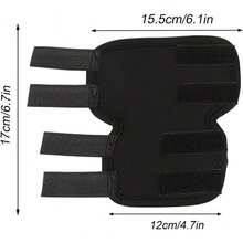 Codo de la articulación del Perro del Animal doméstico 2pcs, Protector del Abrigo del Vendaje de la lesión quirúrgica de la Rodilla del Protector de la muñeca de la Pierna del Perro Cachorro() - M - Ver 6