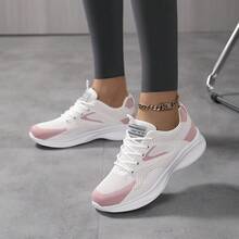 Women's Sports Shoes, Lightweight, Soft Soled, Breathable, Outdoor Versatile Women's Shoes - 白粉 - 查看 1