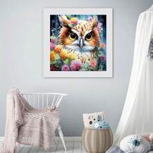 [Free Shipping]OFRKE Diamond Painting Kits For Adults Beginners 5D Diamond Art Kits With Round Diamonds Gem Art Full Drill Owl Painting For Home Wall Decor Gifts 12x12inch,A-Owl - 貓頭鷹 - 查看 6