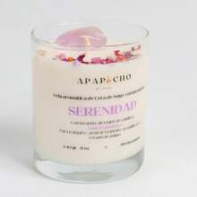 Velas aromaticas relajantes de cera de soya con cuarzos naturales, velas decorativas hechas a mano con hierbas de olor, aromatizantes para hogar, velas aromaticas - Flores hawaianas con Sandía - Ver 1
