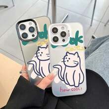 おしゃれなスマホケース  11/12/13/14/15/15pro/15 Plus/15 Promax/7plus/8plus/11pro/12pro/13pro/14pro/11promax/12promax/13promax/14promax/14plus/5 - 半透明シルバー - チェックする 4
