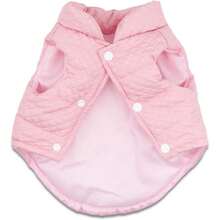 Dog Coat Small Medium Lightweight Winter Warm Puppy Clothes Girl Pink Large - Soft Fleece Lined Pet Clothes For Cold Weather Protection - 多色424 - 查看 3