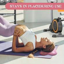 1pairs Multifunctional Support Mat,Thickened Yoga Kneeling MATS,Support High Elastic Yoga Knee And Elbow Pads, Super Thick Foam Pads Suitable For Knees, Elbows, Wrists And Head, Pilates And Squats Special Pads For Both Men And Women, With Drawstring Storage Bags And Massage Balls, Portable For Travel,  Compact - 紫色 2 件裝 - 查看 3