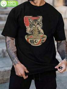 Summer BestsellersMen'S Black Short-Sleeve T-Shirt, Bold Urban Tee, 'they Not Like Us' In Red, White, Yellow, Rebel Streetwear, Soft Cotton, Unisex Fit, Edgy Style, Concerts, Casual Outings, Visible Tattoos, Round Neck, Hot Selling Top Tee, Summer New Arrival T-Shirt Sarcastic Quote Shirt Men Cowboy Western Style T-Shirt Spooky Pumpkin Shirt Men Vintage T Shirts Men Plain T Shirts Mensupple - 黑色 9 - 查看 1