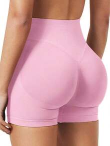 High-Waisted Tummy-Control Shorts,Hidden Scrunch Butt Lifting Pants,Cycling Shorts Curve,Women Boyshorts,Waist Trainer,Curve Plus,Black Shorts,Tight Shorts,Gym Pink Leggings Woman,Women Boyshorts - Đỏ - Xem 1