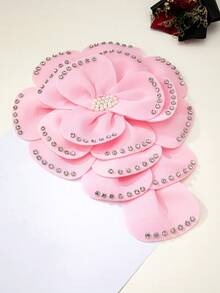 1pc Women's Versatile Multi-Layer Fabric Beaded Fashion Brooch/Shoulder Decor, Suitable For Daily, Party, Celebration, Vacation Wear, Summer New Arrival - Flower Shoulder Ornament - View 9