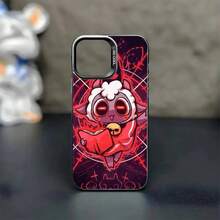 Funda para teléfono C-Cult Of The Lamb para 17, 16, 15, 14, 13, 12, 11 Plus, Pro Max, cubierta negra mate a prueba de golpes - Z4 - Ver 11