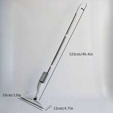 一套超细纤维喷雾拖把套装，包含吸水拖把垫，方便单手操作的家用清洁工具 - 彩色 - 查看 6