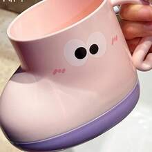 可爱的小鞋子形状牙刷杯 - 高品质浴室必备品，非常适合家庭使用！ - 彩色 - 查看 2