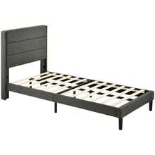 Bed Frames - Dark Gray + Linen + 90cm*200cm - View 7